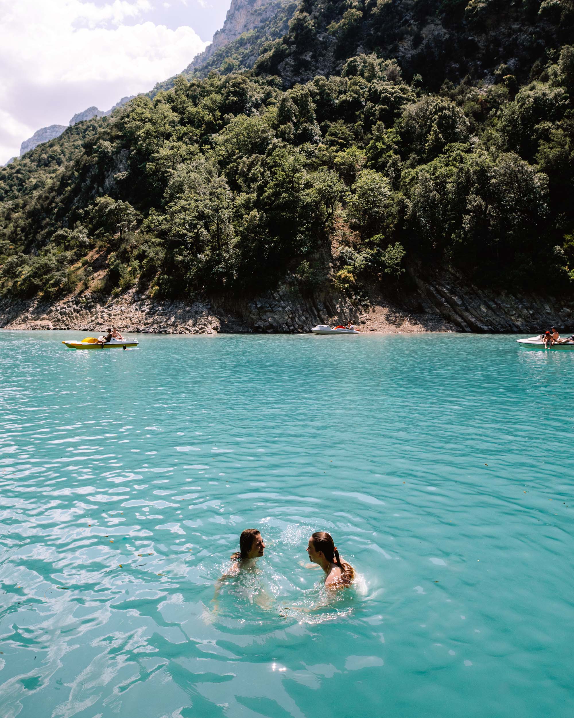 Swimming at the Gorges du Verdon in the South of France via Find Us Lost