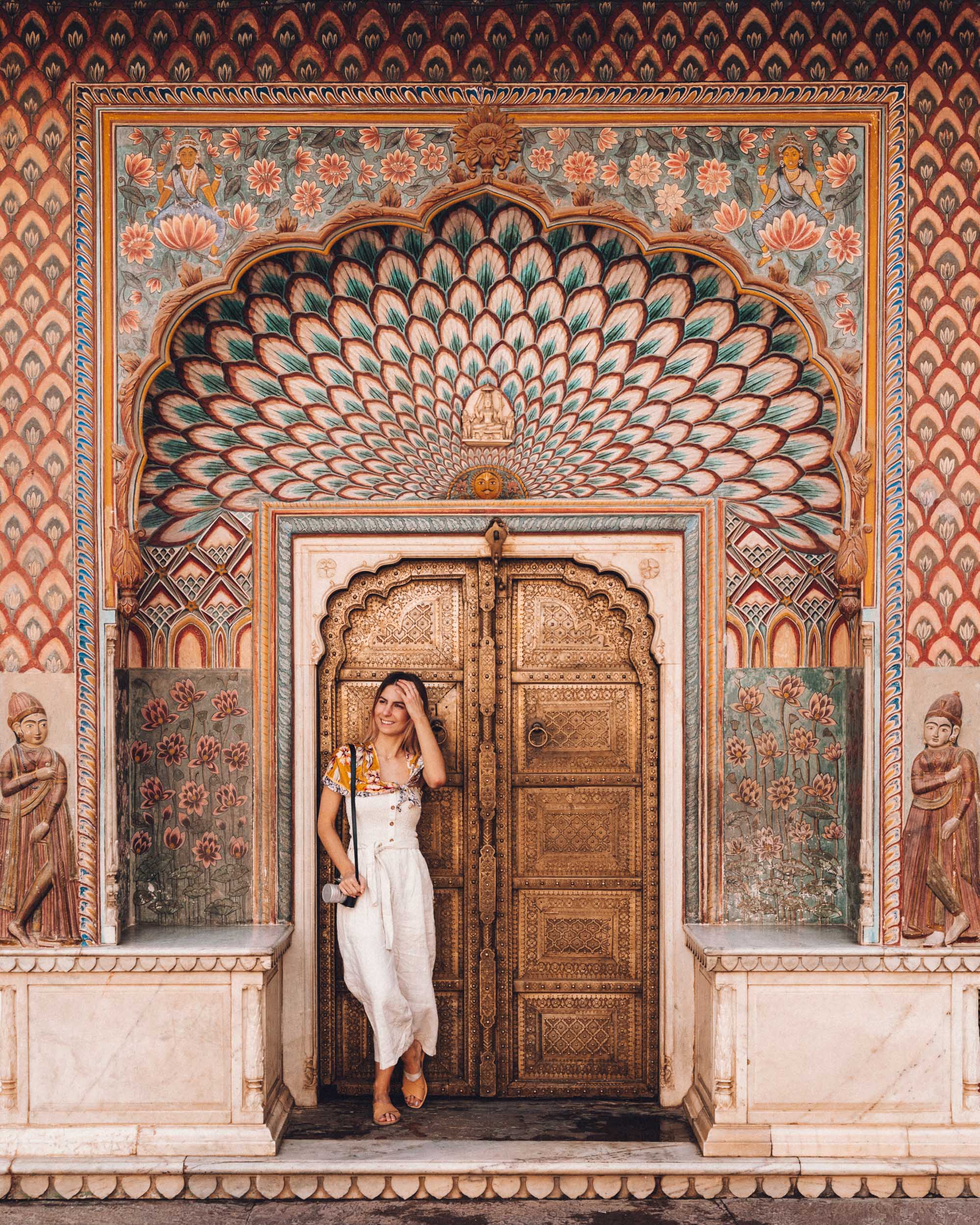 Gold Doorway in Jaipur India
