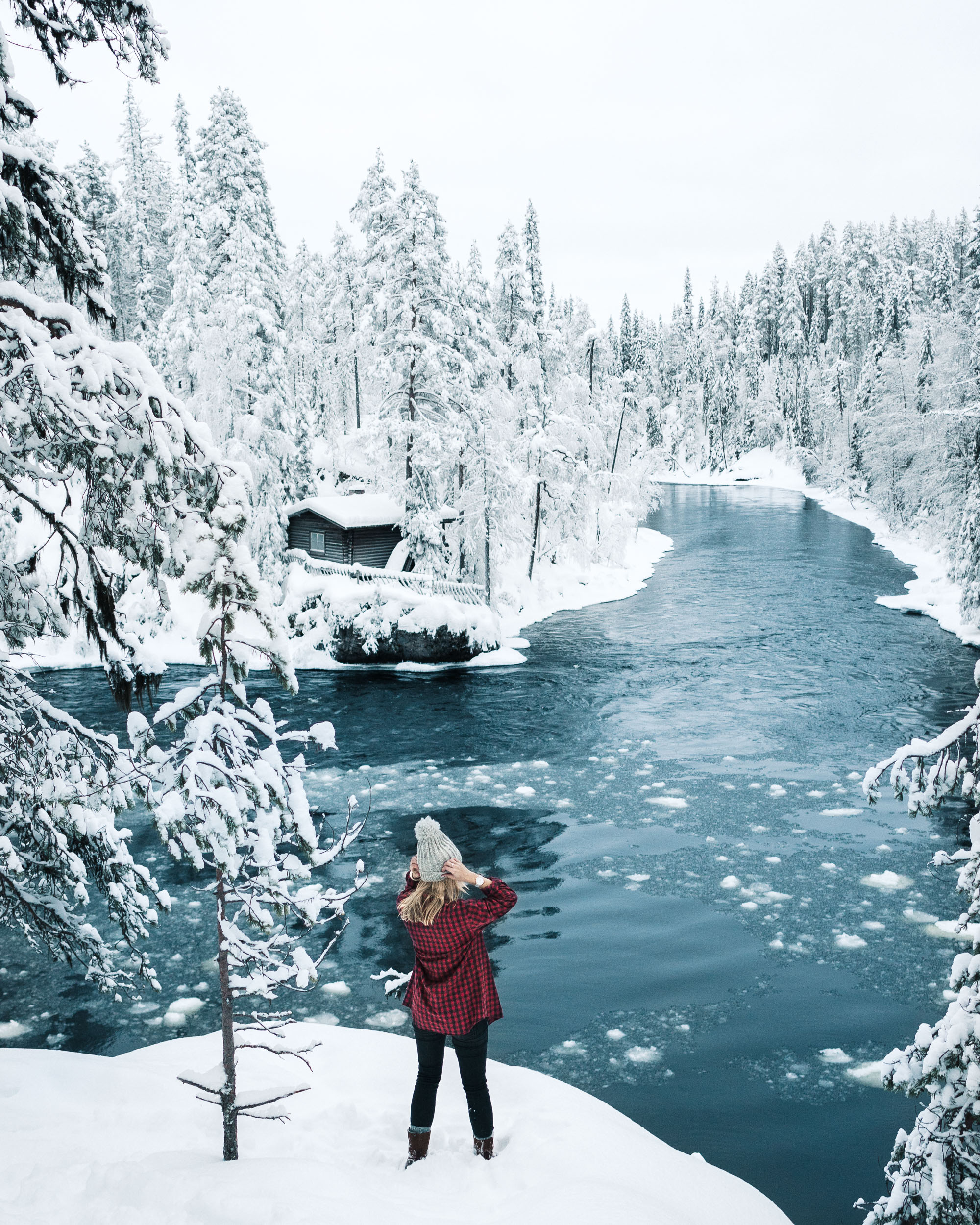 Oulanka National Park in the winter Finland