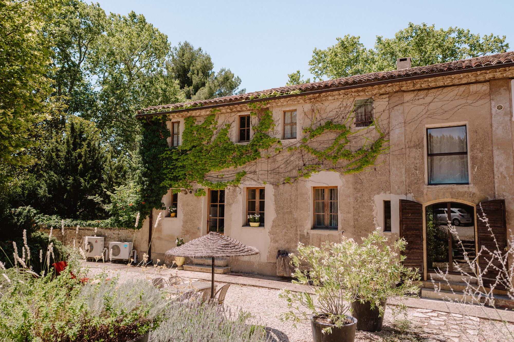 Lourmarin town in Provence France