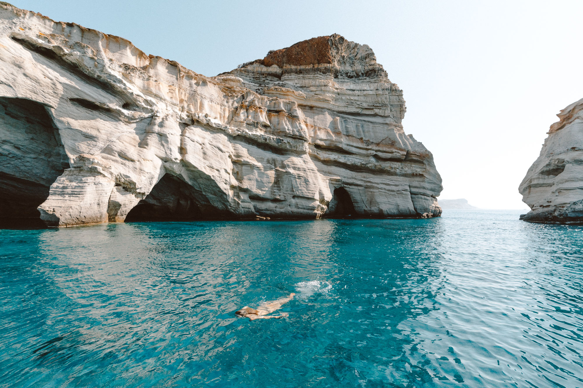 Kleftiko Caves, Milos Greece Travel Guide via Find Us Lost