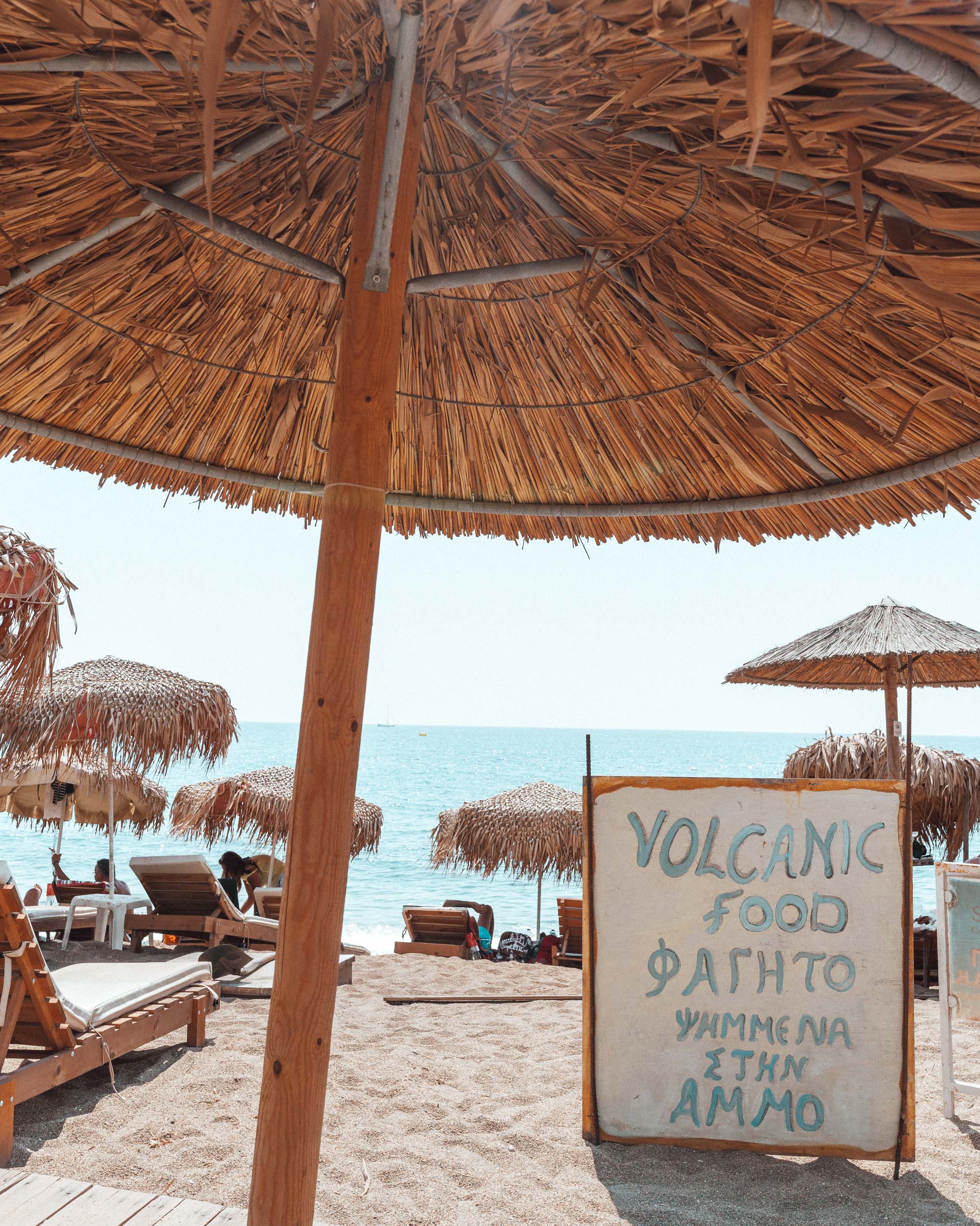 Paliochori red beach in Milos, Greece via @finduslost 